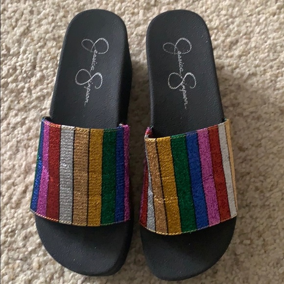 Jessica Simpson Shoes - Jessica Simpson Faille slide sandal